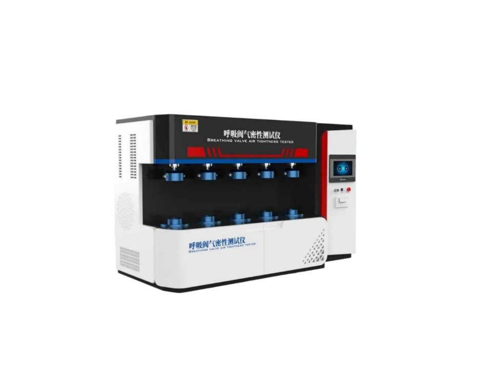 口罩呼吸阀气密性测试仪-五工位